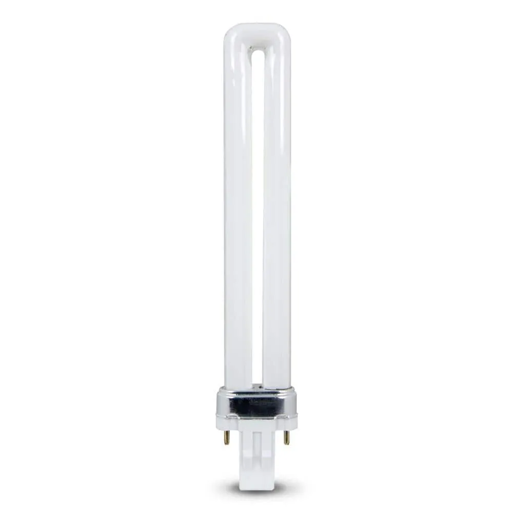 Philips 13-Watt Equivalent PL CFLNI Twin Tube GX23 2-Pin Plug-in Compact Fluorescent Light Bulbs, Bright White 3500K (6-Pack), photo 2 of 8