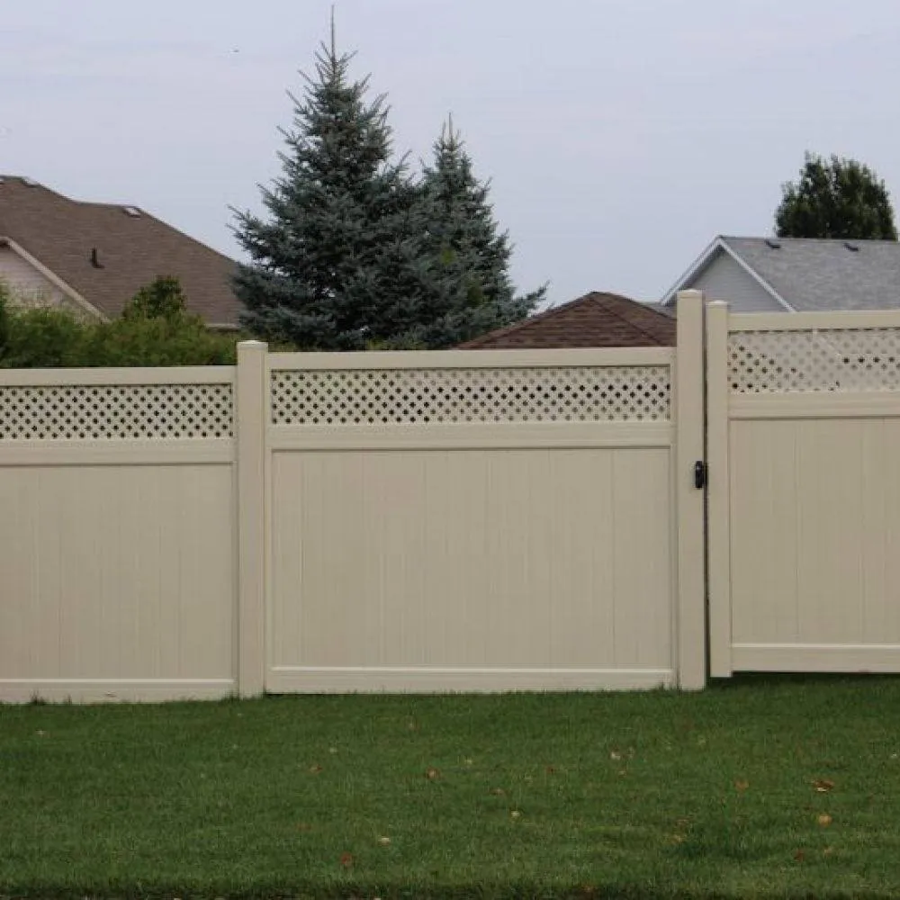 Fence Armor 4 in. L x 4 in. W x 1/4 ft. H Almond Fence Post Guard for Wood or Vinyl, photo 3 of 3