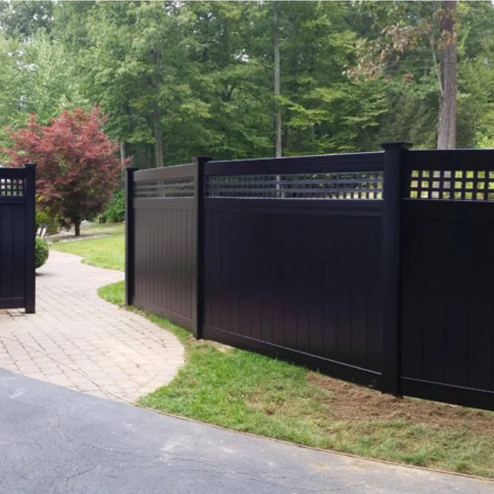 Fence Armor 4 in. L x 1/4 ft. H x 1/2 in. D Black Demi Fence Post Guard for Wood or Vinyl, photo 3 of 3