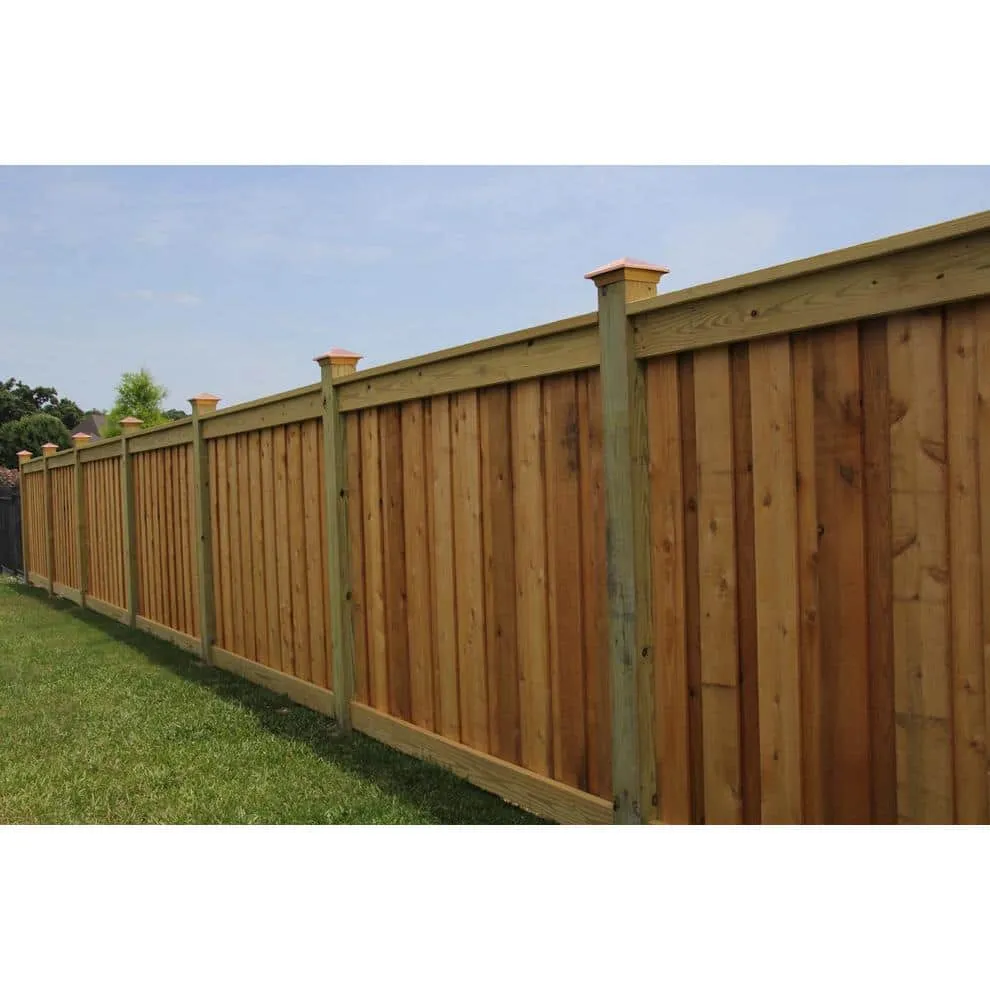 Fence Armor Galvanized Steel Demi Fence Post Guard 3.5 in. L x 3 in. H x .5 in. D for Wood, photo 3 of 4
