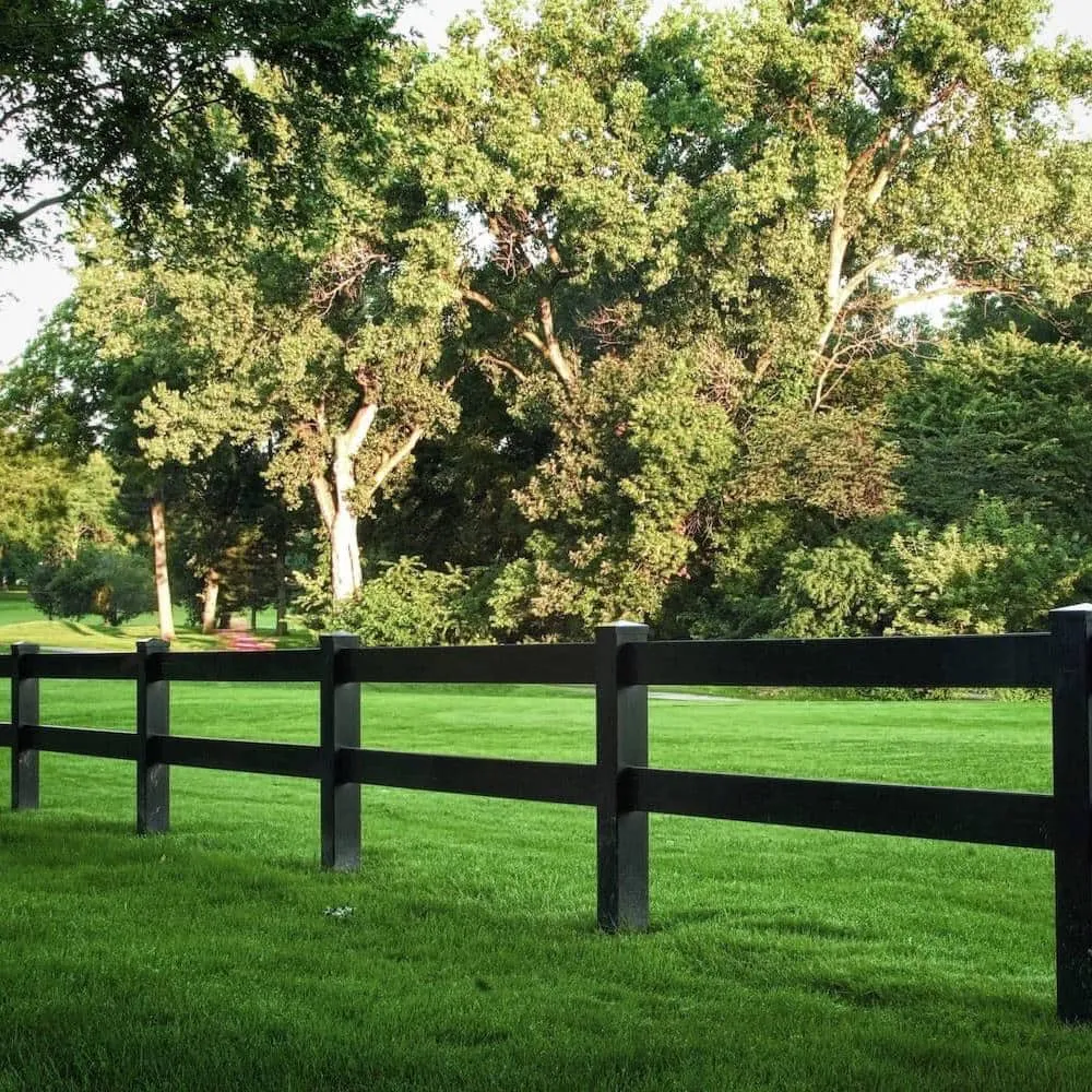 Fence Armor 5 in. L x 1/4 ft. H x 1/2 in. D Black Demi Fence Post Guard for Wood or Vinyl, photo 3 of 3