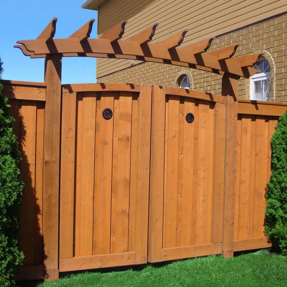 Fence Armor Redwood Demi Fence Post Guard 5.5 in. L x 3 in. H x .5 in. D for Wood, photo 3 of 5