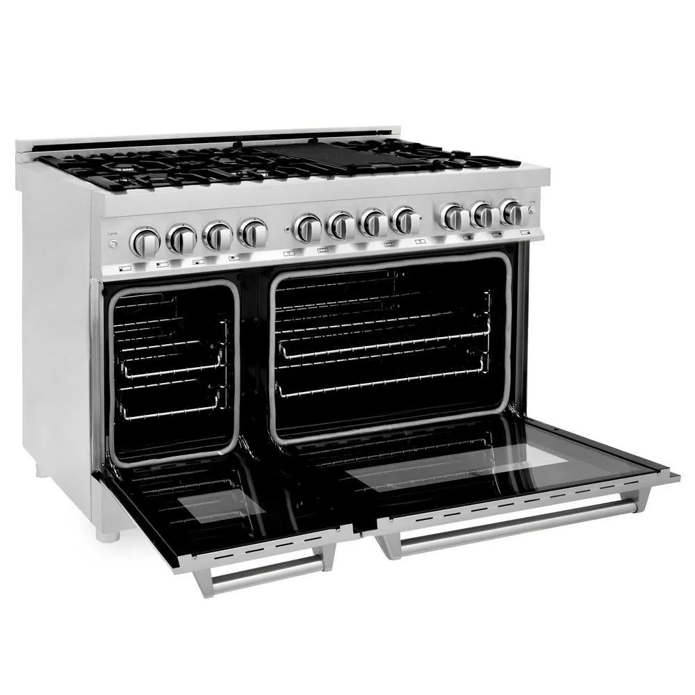 ZLINE 48 in. Professional Dual Fuel Range in Stainless Steel (RA48), photo 11 of 21