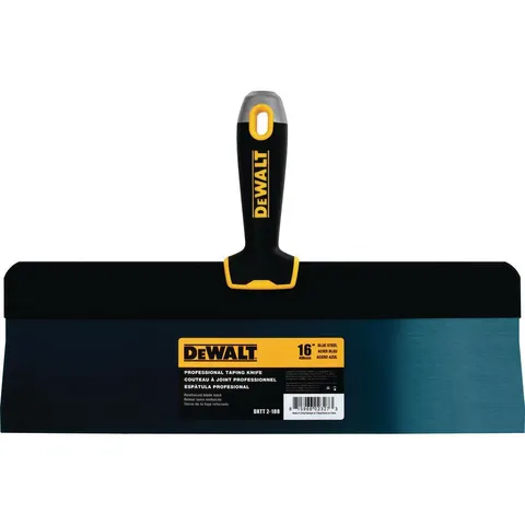 16 in. Blue Steel Big Back Taping Knife with Soft Grip Handle