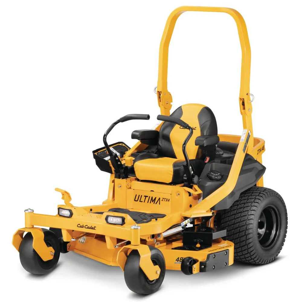 Cub Cadet Ultima ZTX4 48 in. Fabricated Deck 23 HP Kohler Pro 7000 Series V-Twin Engine Zero Turn Mower with Roll Over Protection, photo 4 of 12