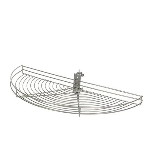 Knape & Vogt Lazy Susan Set, 18 to 40 in. Diameter, 1 to 10 Shelves, White or Frosted Nickel, photo 10 of 12
