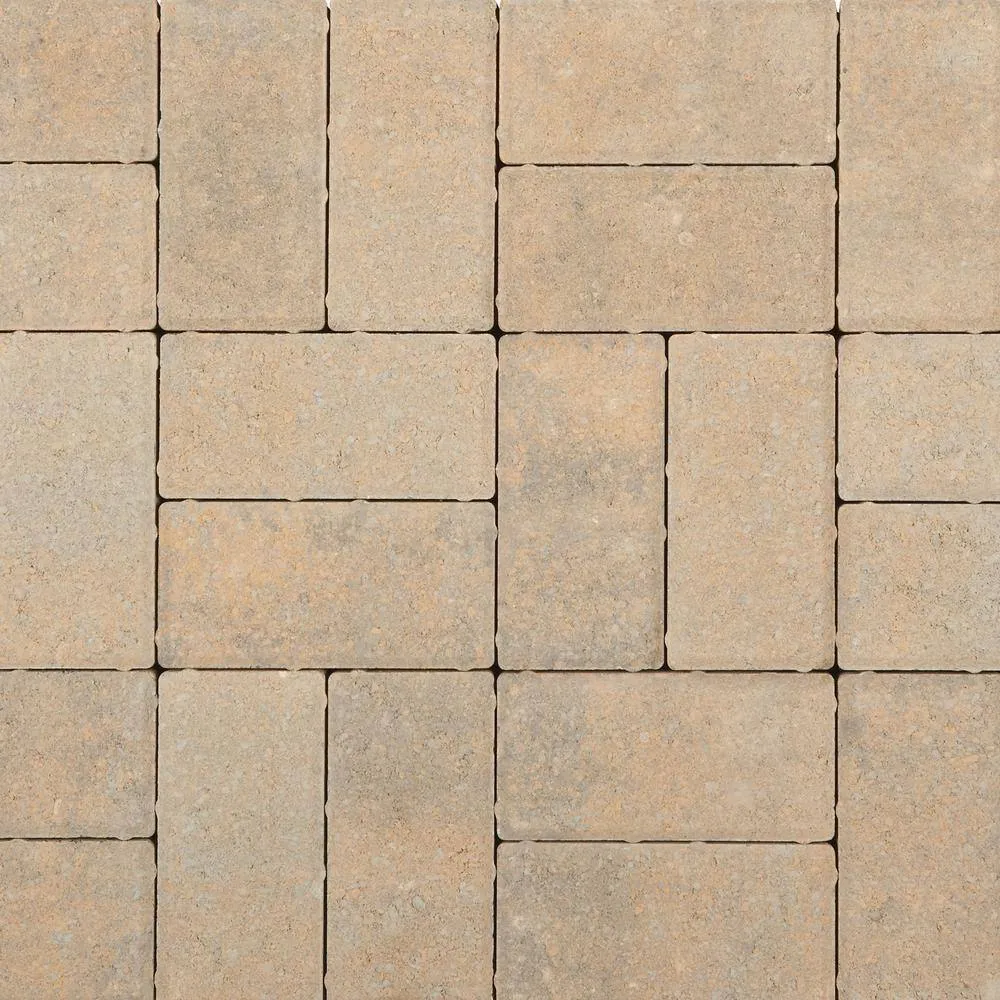 Pavestone Paper Sample Only of Holland 7.87 in. L x 3.94 in. W x 1.77 in. H 45 mm Fieldstone Blend Concrete Paver (1-Piece), photo 8 of 9