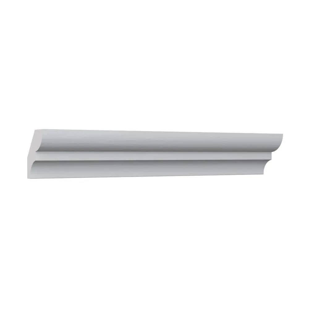 Ekena Millwork WM75 0.56 in. D x 1.63 in. W x 96 in. L Wood (Fingerjoint Pine) Crown Moulding, photo 3 of 13