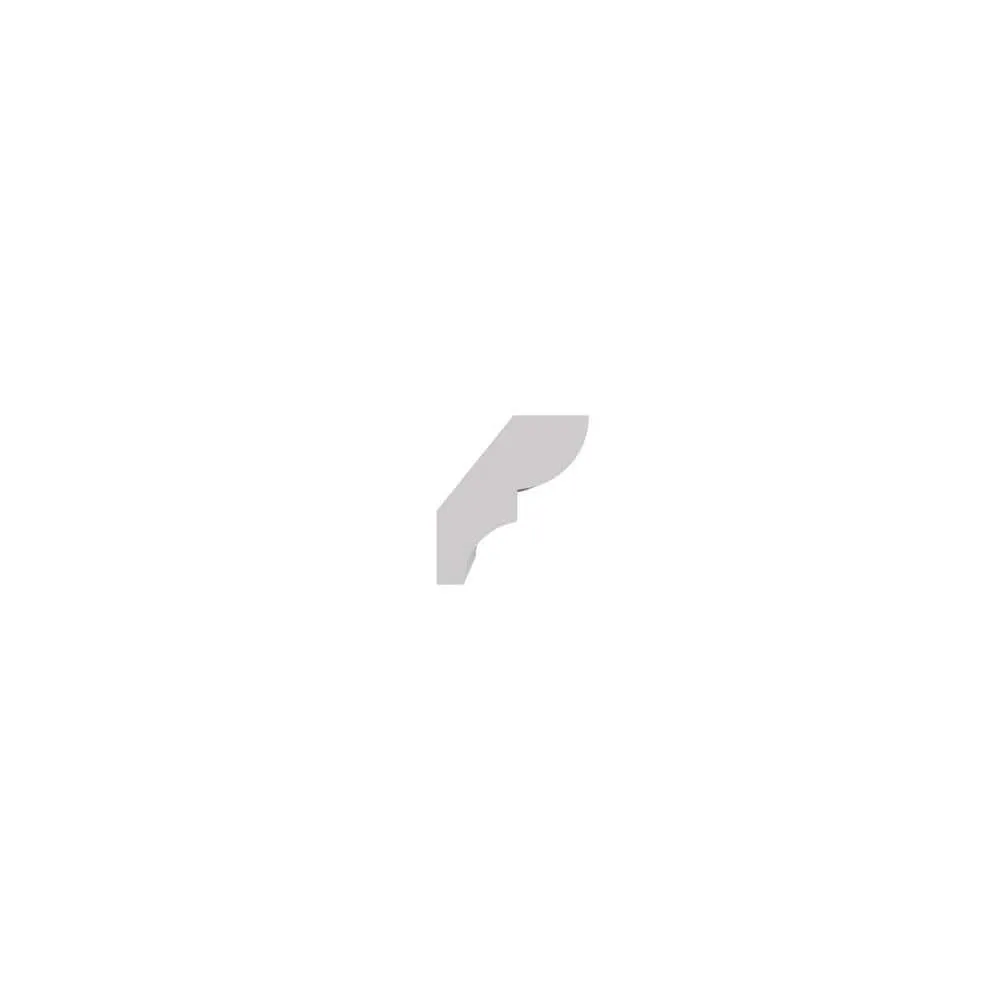 Ekena Millwork WM75 0.56 in. D x 1.63 in. W x 96 in. L Wood (Fingerjoint Pine) Crown Moulding, photo 4 of 13