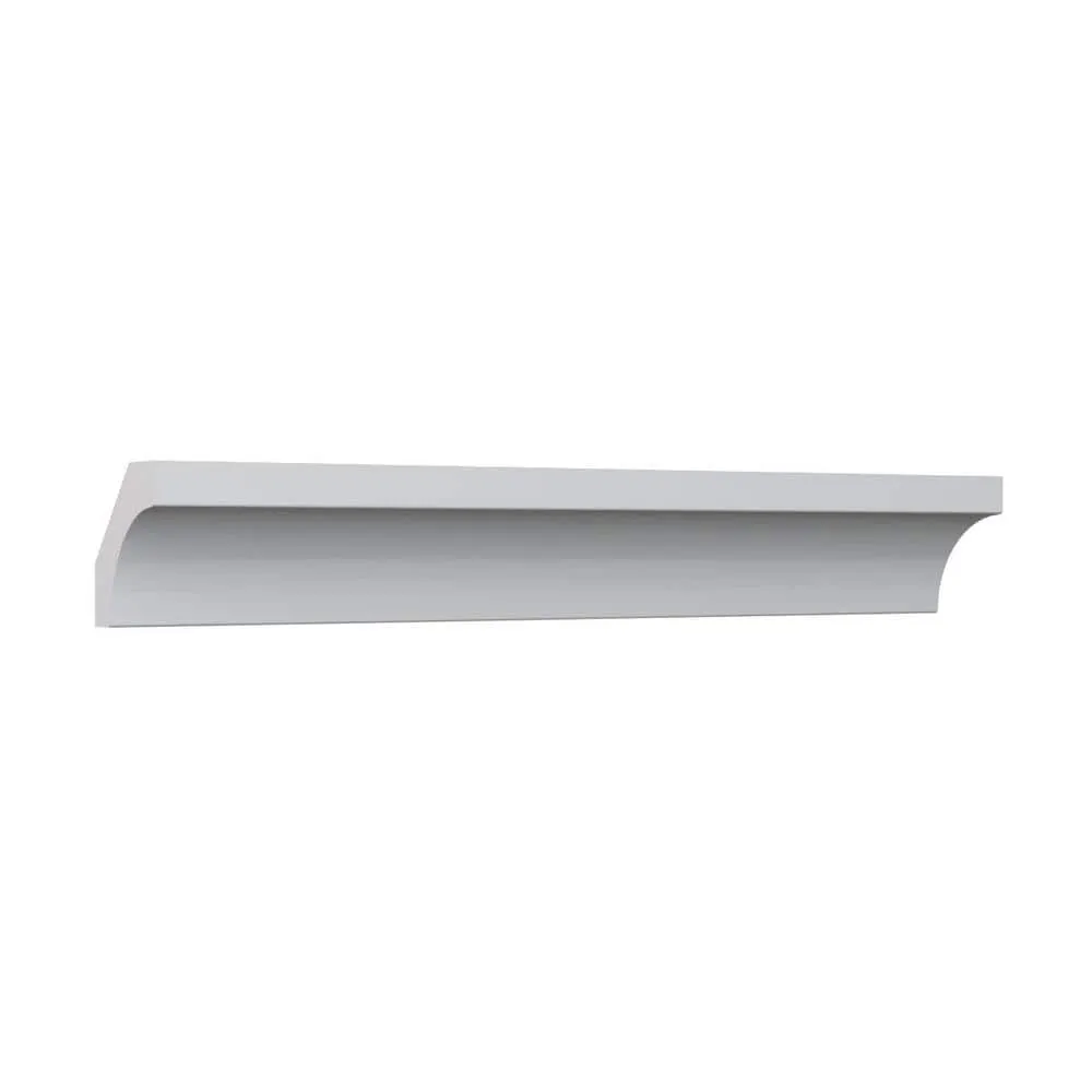 Ekena Millwork WM86 0.56 in. D x 1.63 in. W x 96 in. L Wood (Finger Joint Pine) Crown Molding, photo 3 of 13