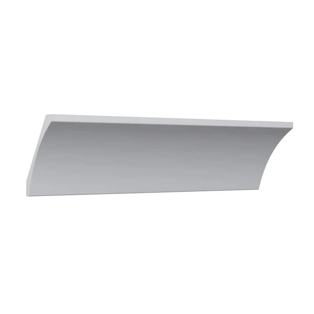 Ekena Millwork WM291 0.75 in. D x 5.25 in. W x 96 in. L Wood (Fingerjoint Pine) Crown Moulding, photo 3 of 13