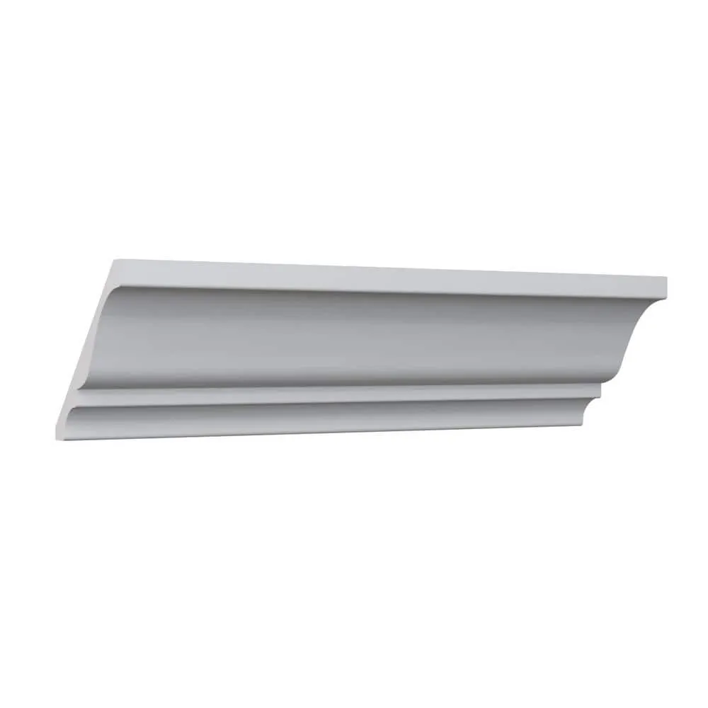 Ekena Millwork WM45 0.59 in. D x 5.25 in. W x 96 in. L Wood (Finger Joint Pine) Crown Molding, photo 3 of 13