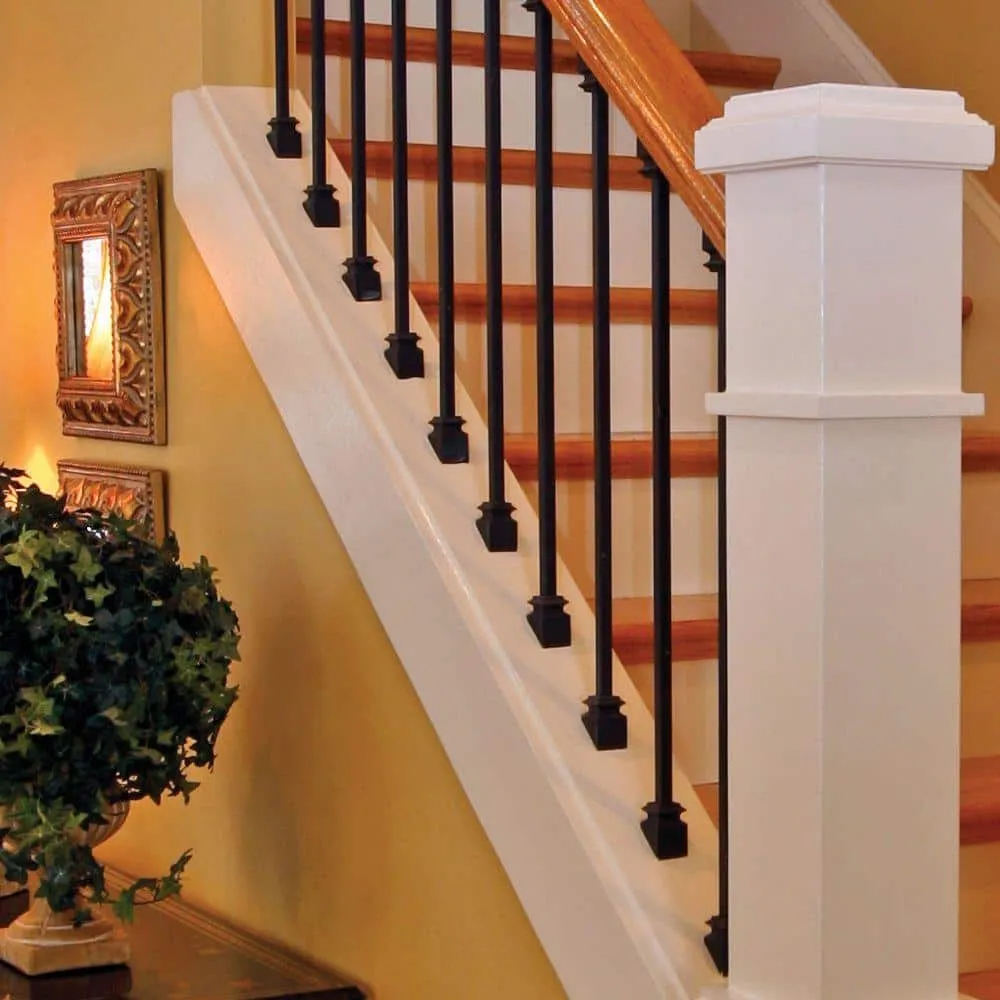 EVERMARK Stair Parts 1/2 in. Oil Rubbed Copper Angled Metal Shoe for Stair Remodel, photo 4 of 4