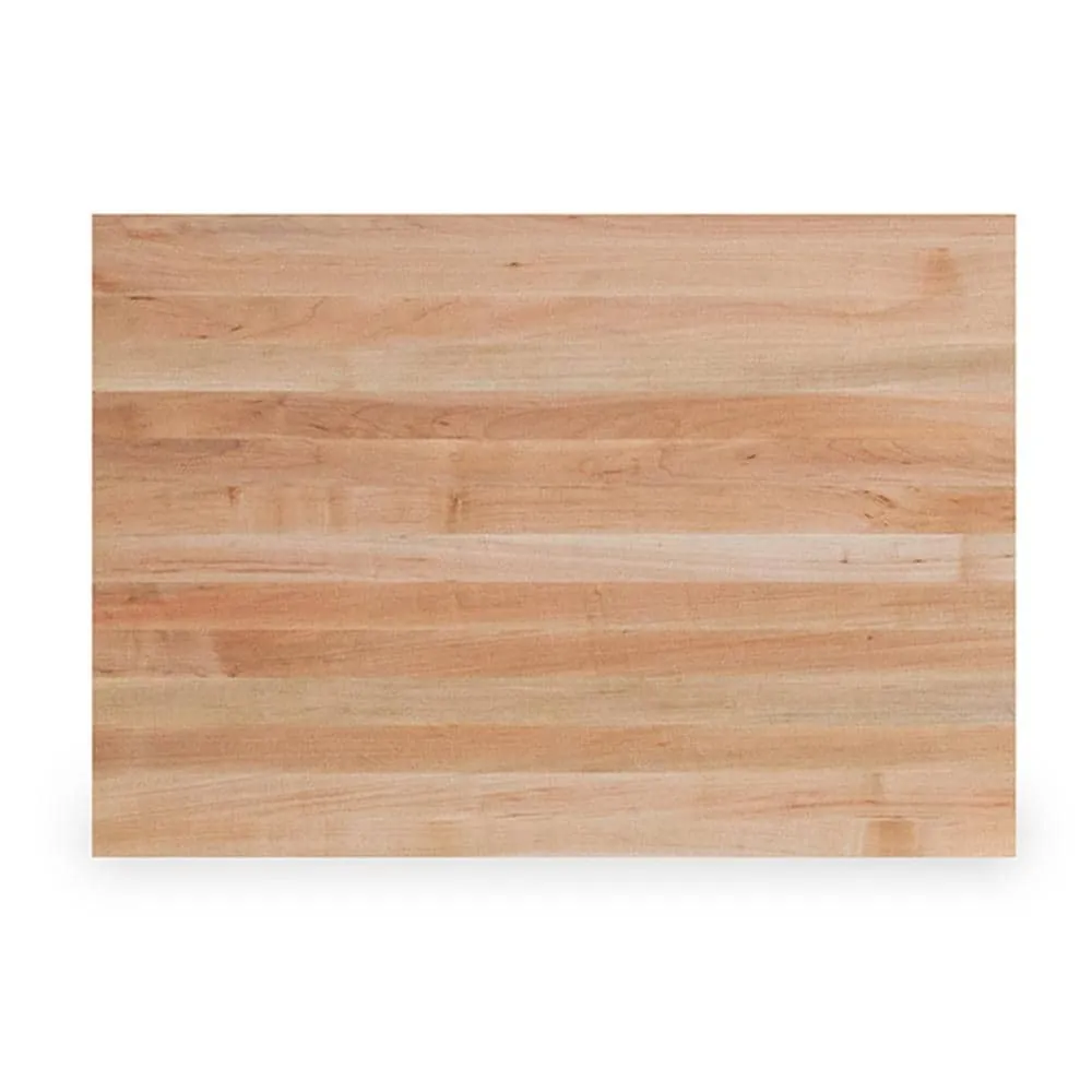 Swaner Hardwood 3 ft. L x 25 in. D x 1.5 in. T Finished Maple Solid Wood Butcher Block Countertop With Square Edge, photo 4 of 10
