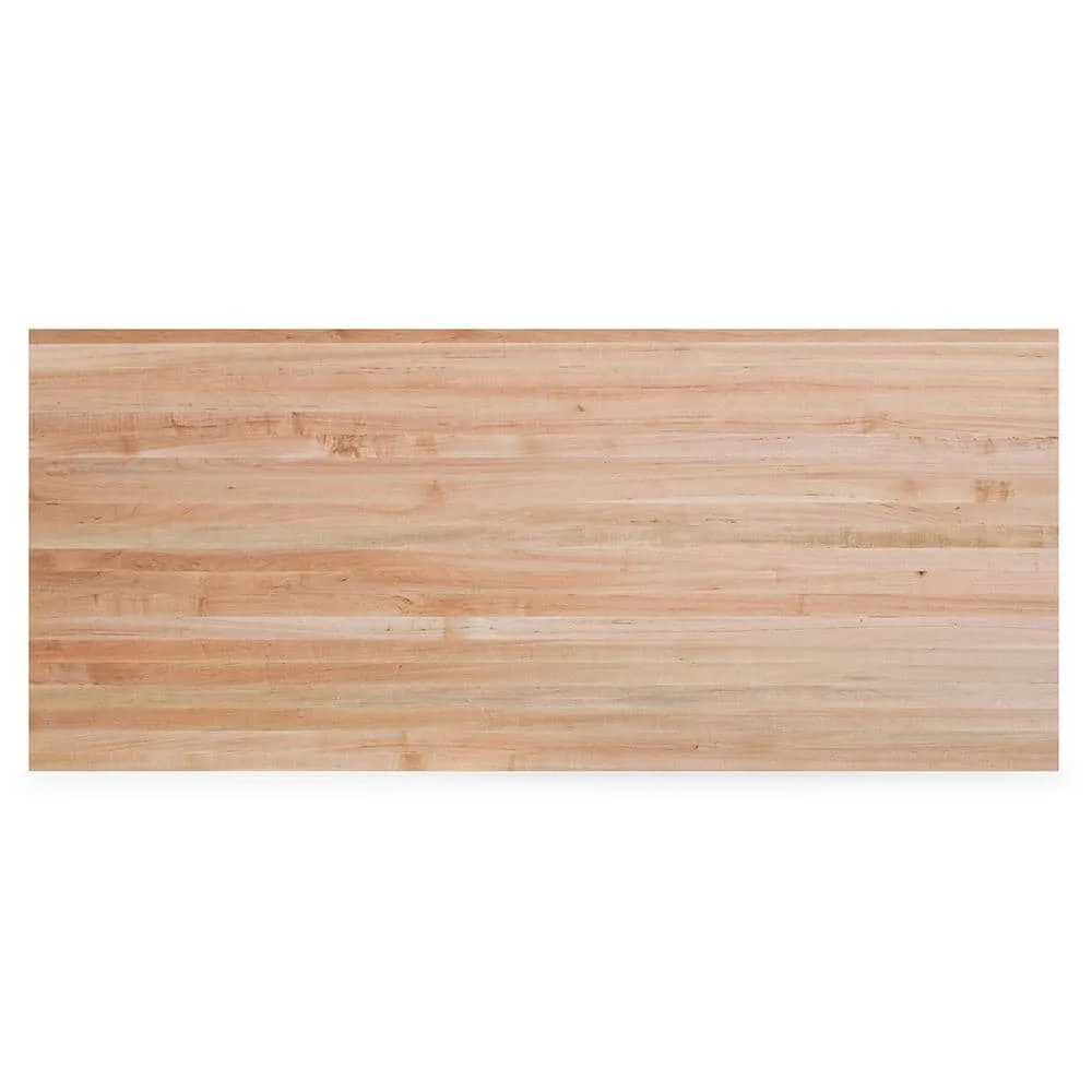 Swaner Hardwood 4 ft. L x 36 in. D x 1.5 in. T Finished Maple Solid Wood Butcher Block Countertop With Square Edge, photo 5 of 12