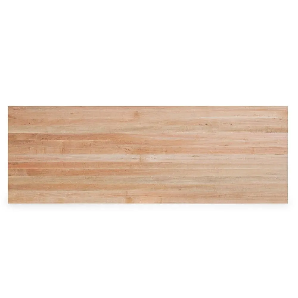 Swaner Hardwood 6 ft. L x 25 in. D x 1.75 in. T Finished Maple Solid Wood Butcher Block Countertop With Eased Edge, photo 5 of 12