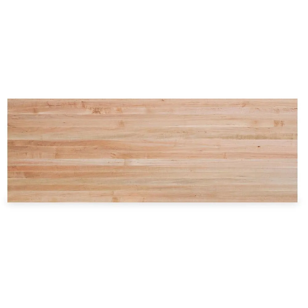 Swaner Hardwood 7 ft. L x 30 in. D x 1.75 in. T Finished Maple Solid Wood Butcher Block Countertop With Eased Edge, photo 5 of 12