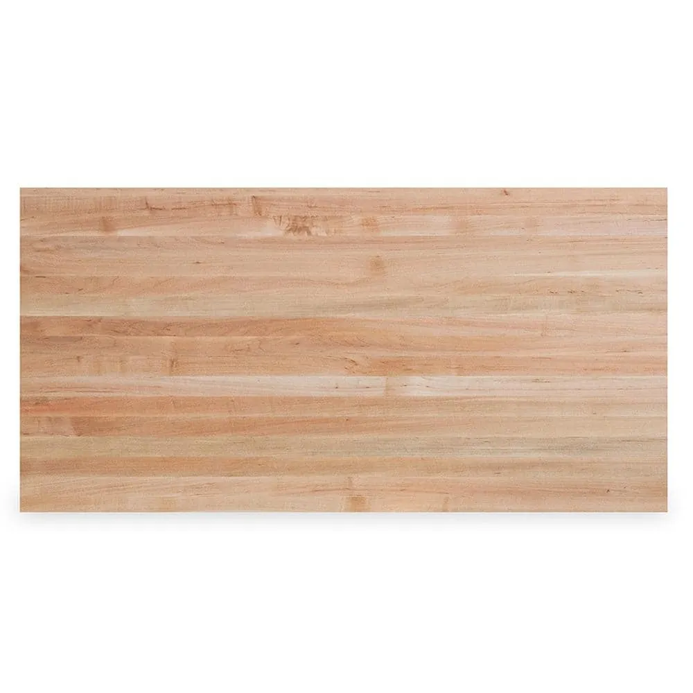 Swaner Hardwood 4 ft. L x 36 in. D x 1.75 in. T Finished Maple Butcher Block Island Countertop in Brown with Eased Edge, photo 5 of 12