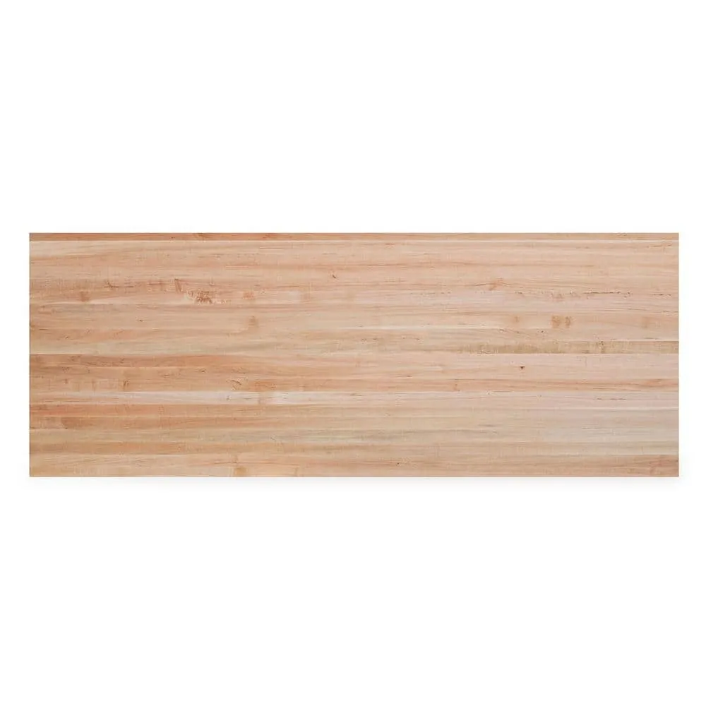 Swaner Hardwood 6 ft. L x 36 in. D x 1.75 in. T Finished Maple Solid Wood Butcher Block Island Countertop With Eased Edge, photo 5 of 12