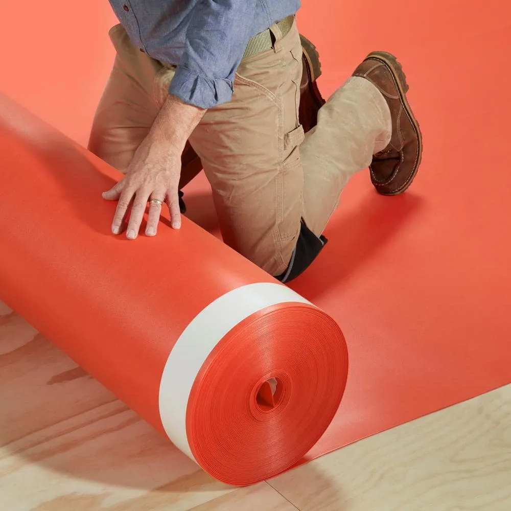 FloorMuffler 300 sq. ft. 4 ft. x 75 ft. x 0.08 in. Premium Underlayment for Laminate, Hardwood and Engineered Floors, photo 10 of 11