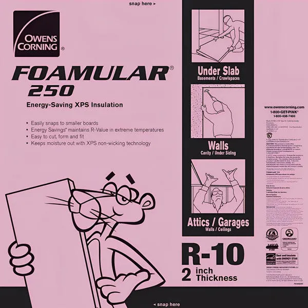 Owens Corning FOAMULAR 250 XPS Insulation Board - All Sizes, photo 2 of 10