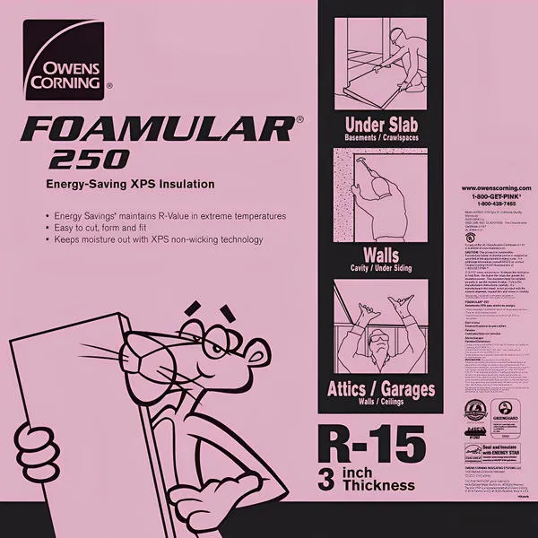 Owens Corning FOAMULAR 250 XPS Insulation Board - All Sizes, photo 3 of 10