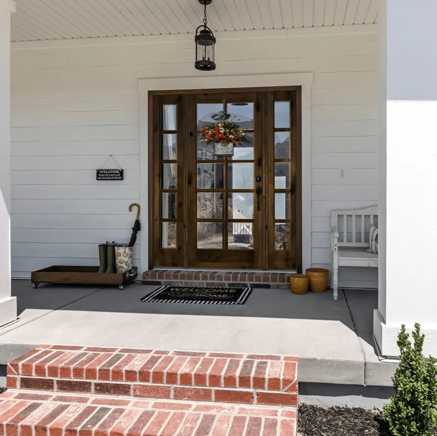 Krosswood Doors 36 in. x 80 in. Classic French Alder 10-Lite Clear Low-E Left-Hand Inswing Unfinished Wood Exterior Prehung Front Door, photo 5 of 8