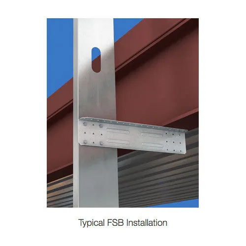 Simpson Strong-Tie FSB Bypass Framing Fixed-Clip Strut Connector, 3.5 in. x 18 in., 16-Ga Galvanized Steel, Box of 25, photo 3 of 3