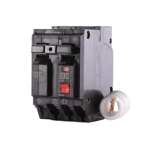 20 Amp Double Pole GFCI Breaker with Self-Test