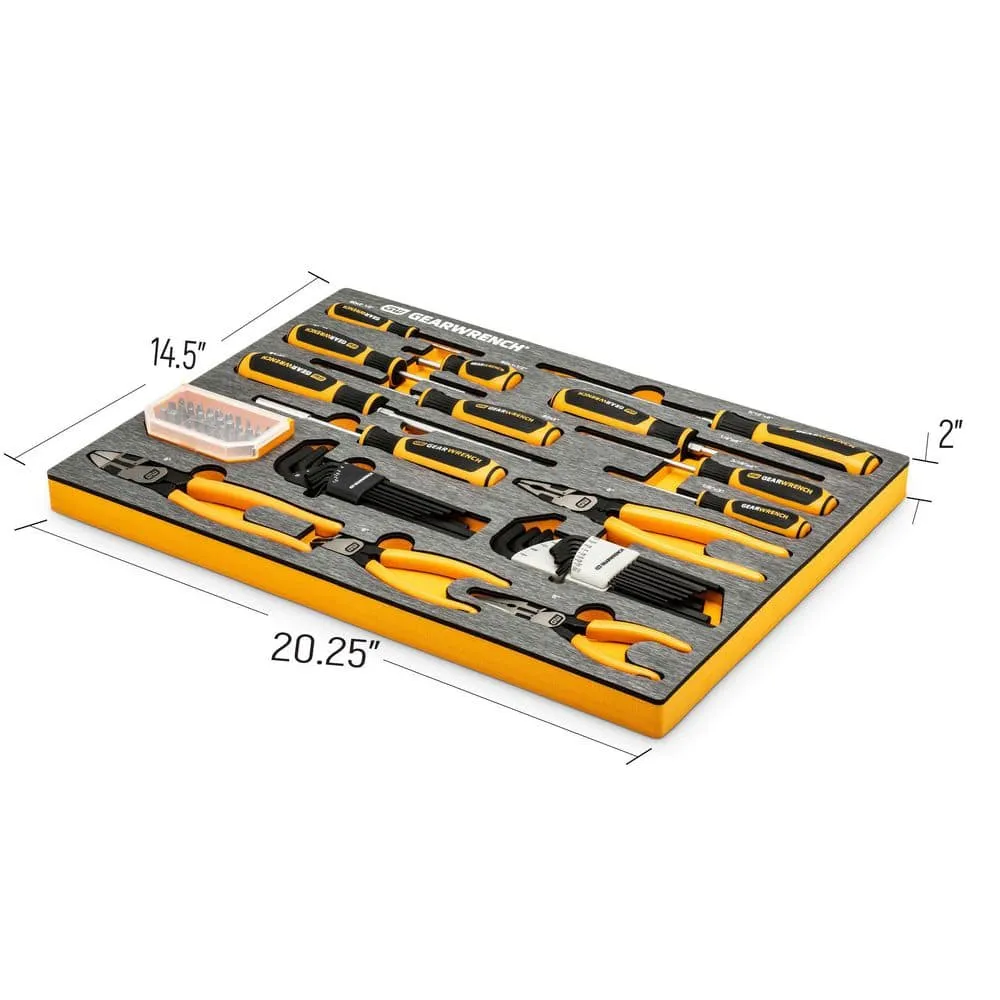 GEARWRENCH 120 XP 1/4 in., 3/8 in., 1/2 in. Plier and Mechanics Tool Set in EVA Foam Trays (192-Piece), photo 5 of 14