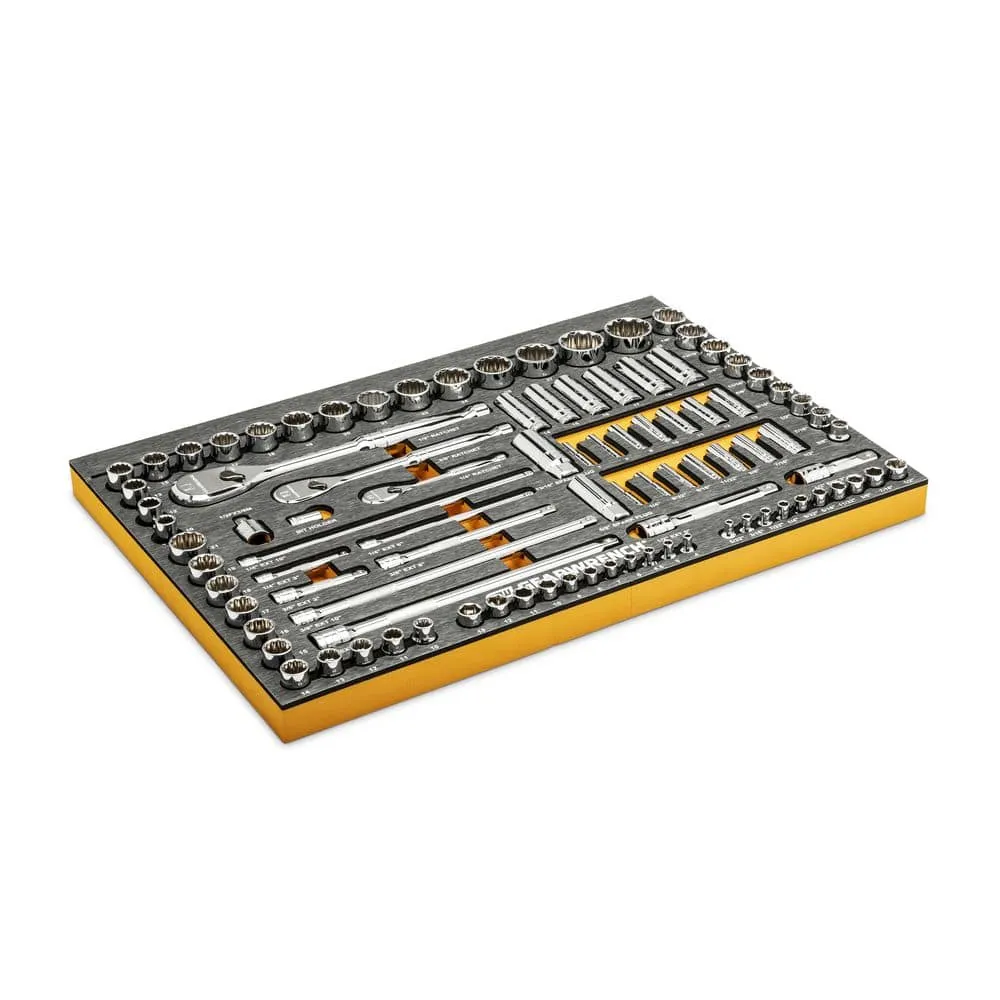 GEARWRENCH 120 XP 1/4 in., 3/8 in., 1/2 in. Plier and Mechanics Tool Set in EVA Foam Trays (192-Piece), photo 9 of 14