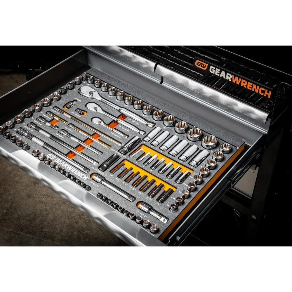 GEARWRENCH 120 XP 1/4 in., 3/8 in., 1/2 in. Plier and Mechanics Tool Set in EVA Foam Trays (192-Piece), photo 14 of 14