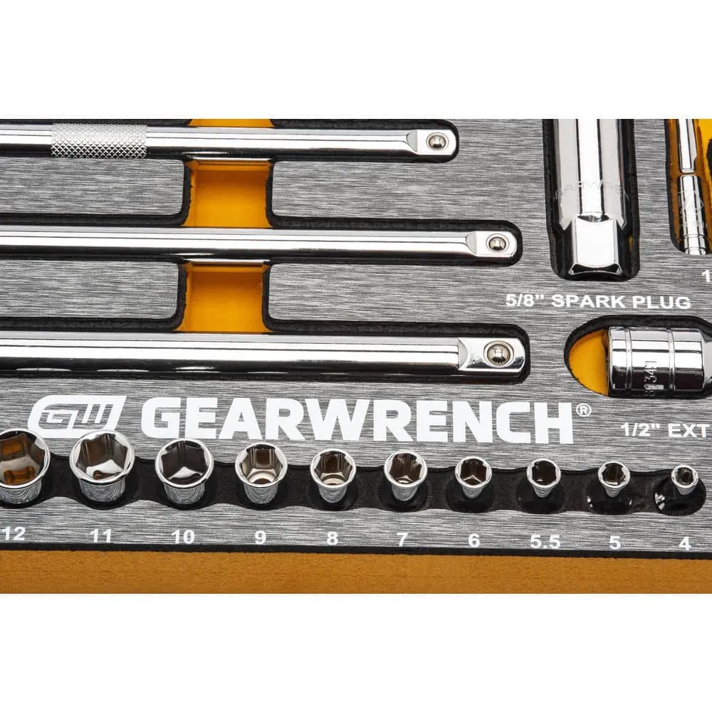 GEARWRENCH 120 XP 1/4 in., 3/8 in., 1/2 in. Plier and Mechanics Tool Set in EVA Foam Trays (192-Piece), photo 11 of 14