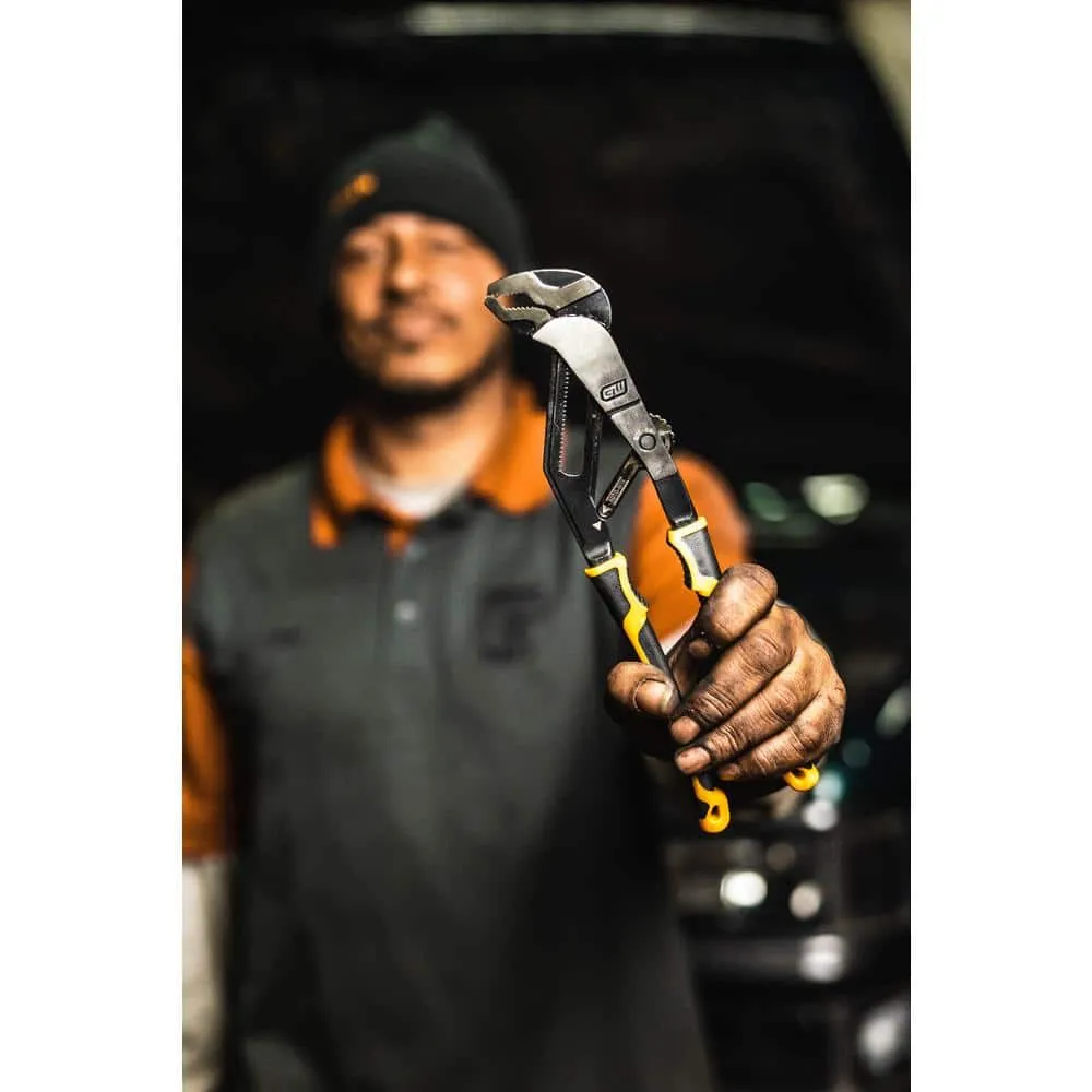 GEARWRENCH 6 in., 8 in., 10 in., 12 in. PITBULL Auto-Bite, Tongue and Groove Pliers, Dual Material (4-Piece), photo 7 of 11
