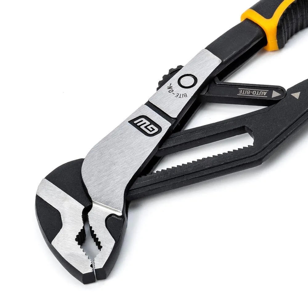 GEARWRENCH 6 in., 8 in., 10 in., 12 in. PITBULL Auto-Bite, Tongue and Groove Pliers, Dual Material (4-Piece), photo 4 of 11