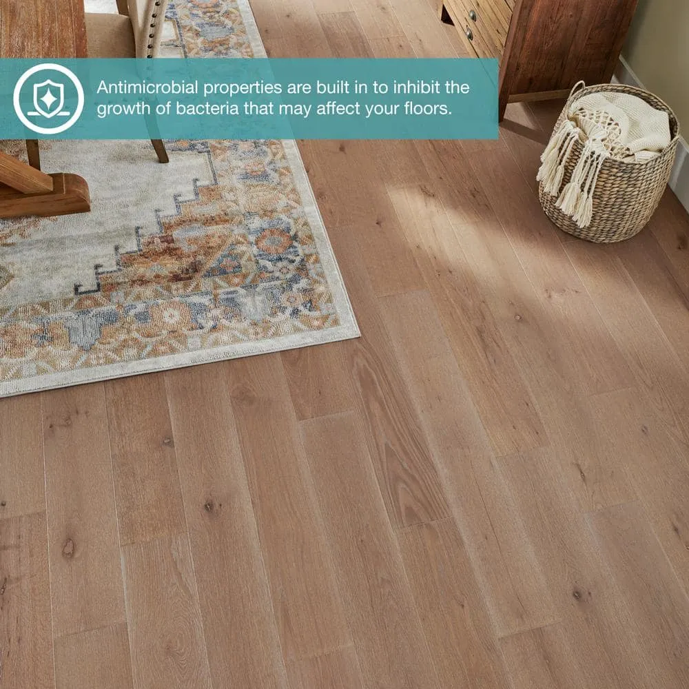 Pergo Defense+ Glen Canyon Oak 3/8 in. T x 7.5 in. W Click Lock Engineered Hardwood Flooring (24.54 sq. ft./Case), photo 5 of 15