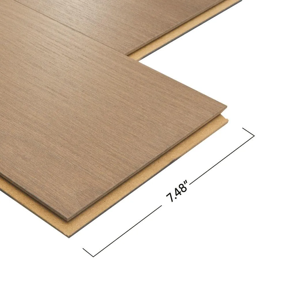 Pergo Defense+ Glen Canyon Oak 3/8 in. T x 7.5 in. W Click Lock Engineered Hardwood Flooring (24.54 sq. ft./Case), photo 9 of 15