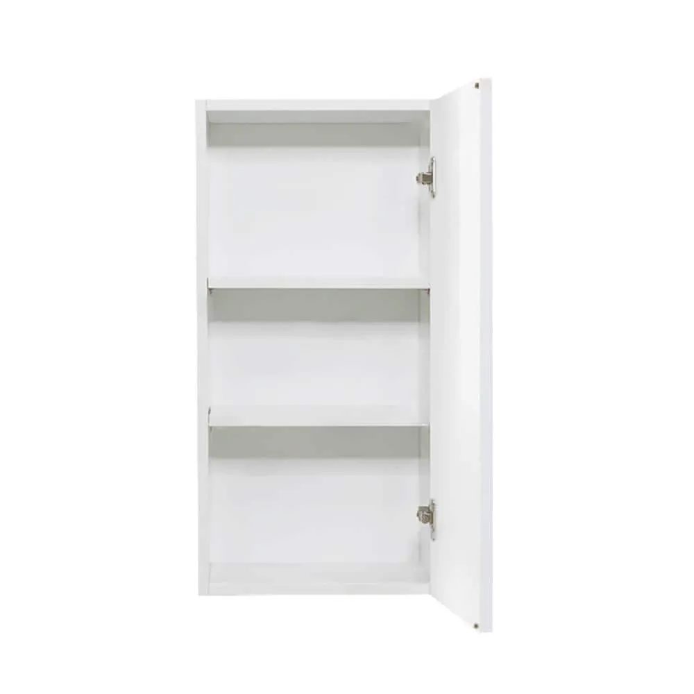 LIFEART CABINETRY Valencia Assembled 12 in. W x 12 in. D x 42 in. H in Gloss White Plywood Assembled Wall Kitchen Cabinet, photo 2 of 5