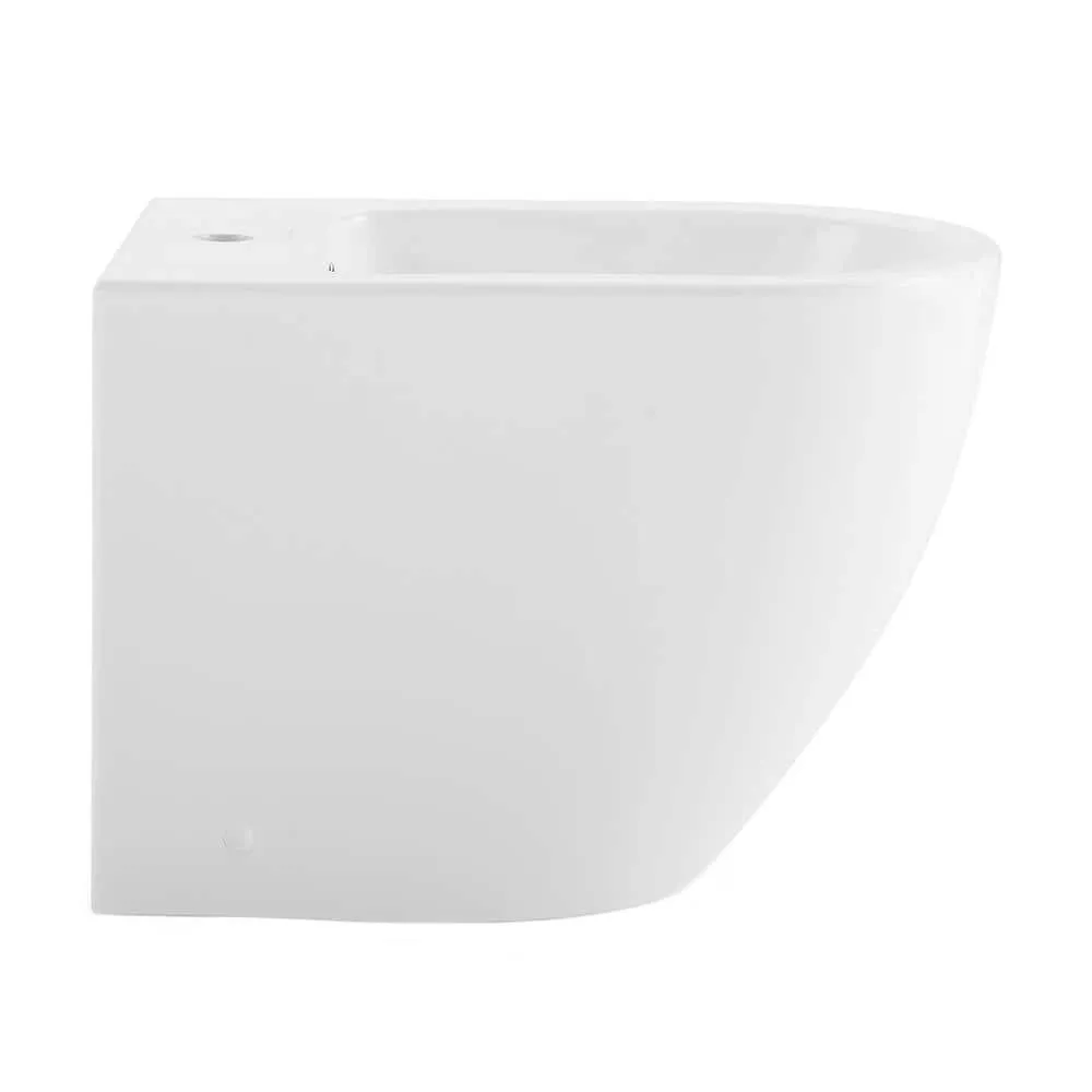 Swiss Madison St. Tropez Elongated Bidet in White - Sleek and Modern Ceramic Bathroom Fixture, photo 9 of 10