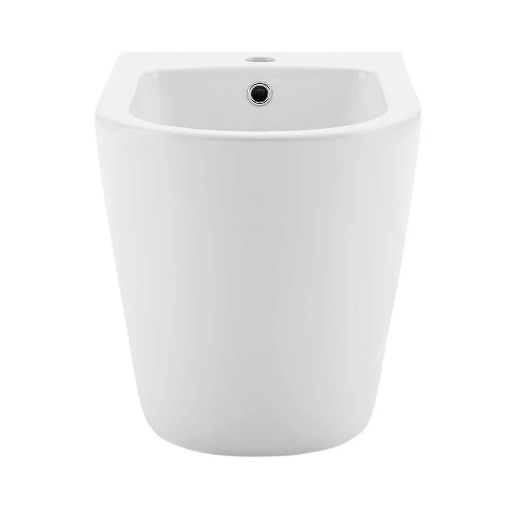 Swiss Madison St. Tropez Elongated Bidet in White - Sleek and Modern Ceramic Bathroom Fixture, photo 8 of 10