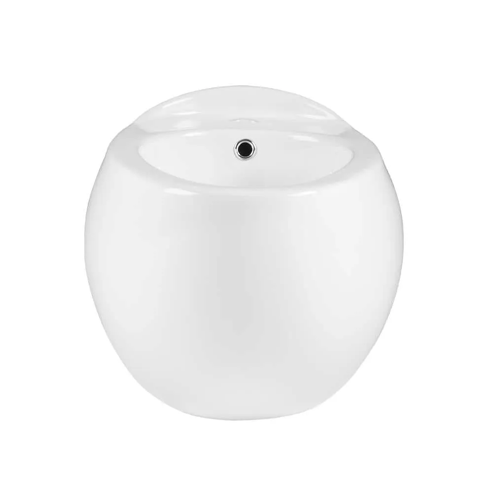 Swiss Madison Plaisir Wall-Hung Elongated Bidet Bowl in Glossy White, photo 8 of 9