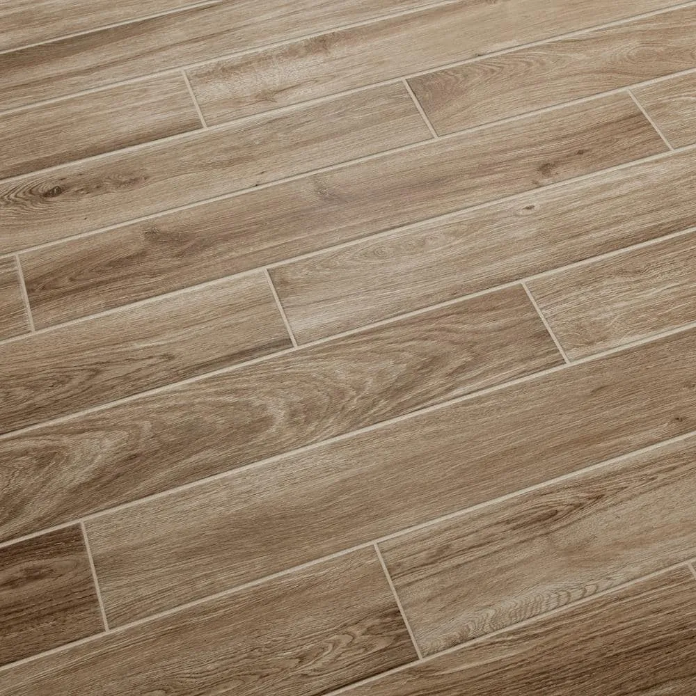 Daltile Trace Meadow 6 in. x 36 in. Golden Brown Glazed Porcelain Floor and Wall Tile (14.5 sq. ft./Case), photo 7 of 8