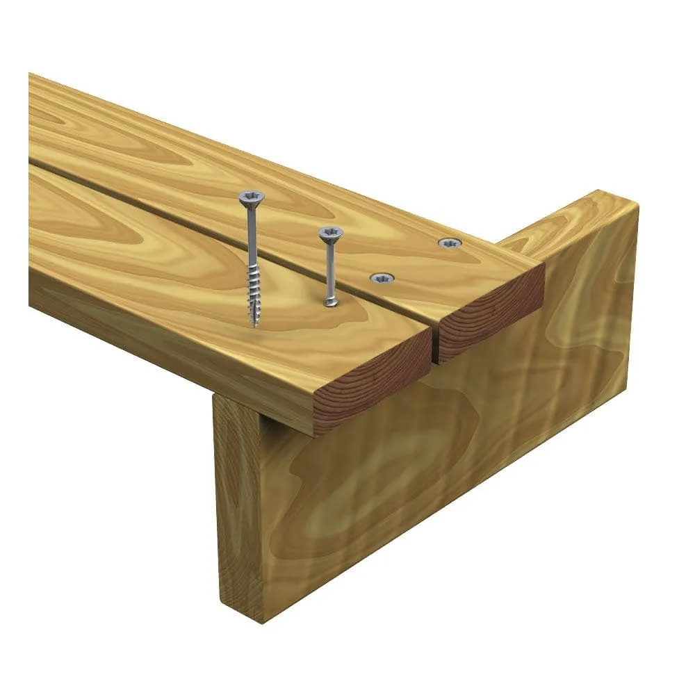 Grabber #10 x 3 1/2 in. Star Drive Flat head Exterior Stainless Steel Wood Deck Screws (5 lb. box), photo 10 of 10
