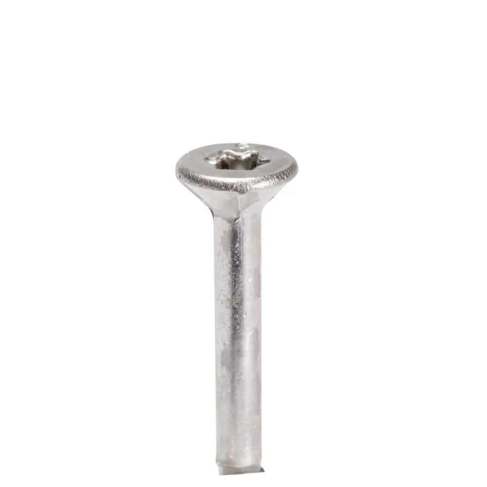 Grabber #10 x 3 1/2 in. Star Drive Flat head Exterior Stainless Steel Wood Deck Screws (5 lb. box), photo 3 of 10