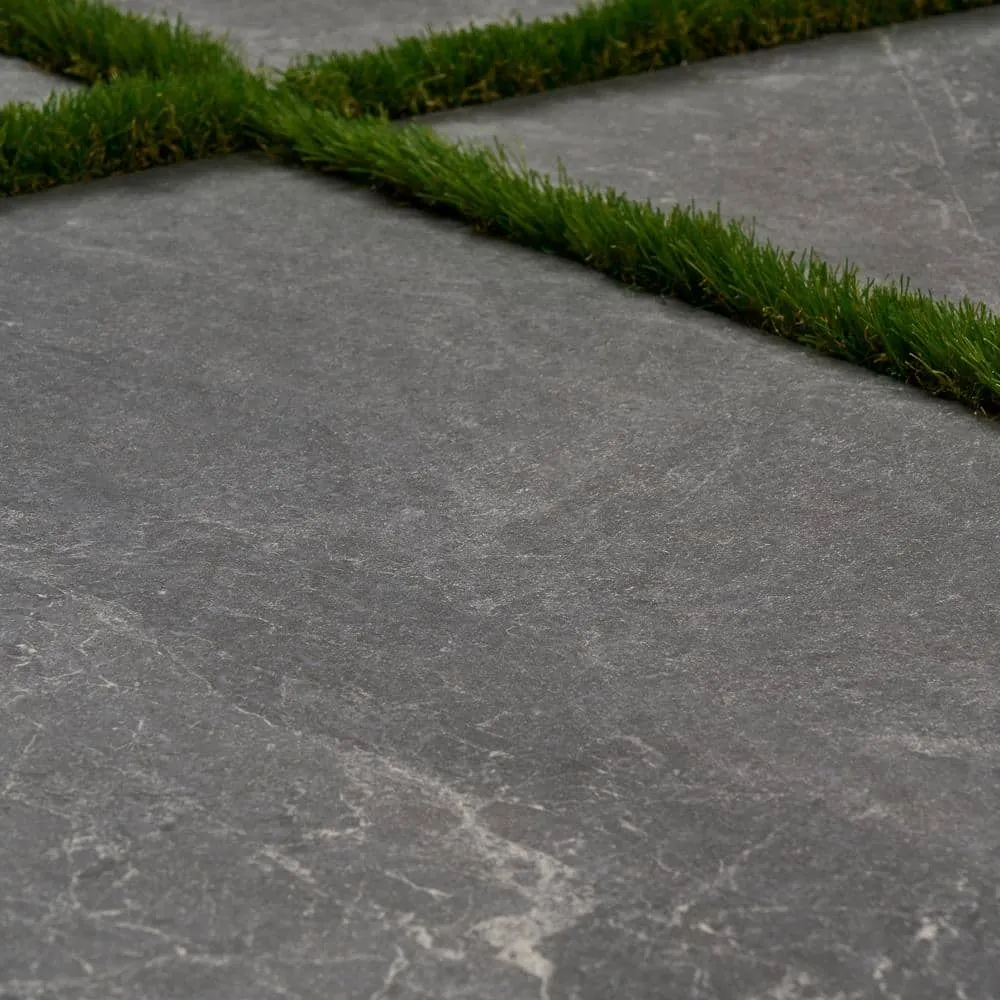 Ivy Hill Tile LithoTech 23.62 in. x 47.24 in. x 0.78 in. Graphite Gray Matte Porcelain Floor Paver Tile (7.74 sq. ft./Each), photo 6 of 8