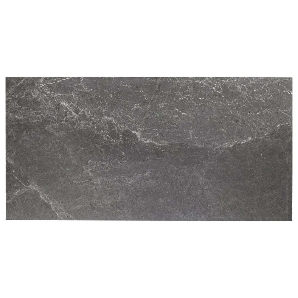 Ivy Hill Tile LithoTech 23.62 in. x 47.24 in. x 0.78 in. Graphite Gray Matte Porcelain Floor Paver Tile (7.74 sq. ft./Each), photo 7 of 8