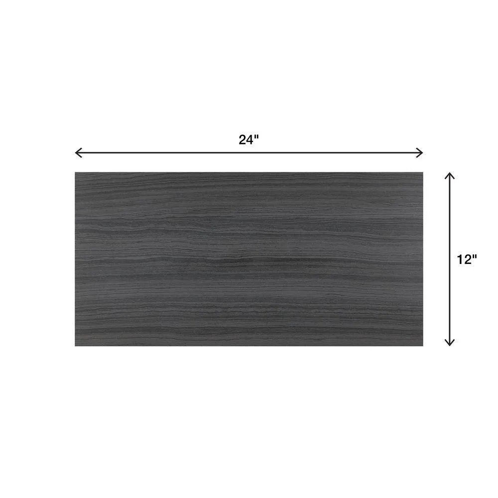 Daltile QuicTile 12 in. x 24 in. Enchanting Marble Matte Porcelain Locking Floor Tile (9.6 sq. ft. / case), photo 6 of 8