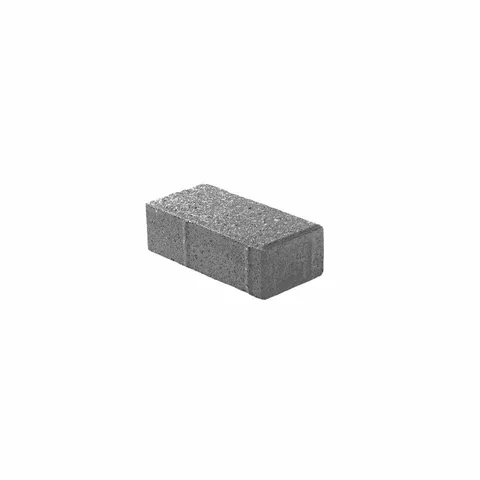 8 × 4 × 2.25 in Gray Charcoal Concrete Paver