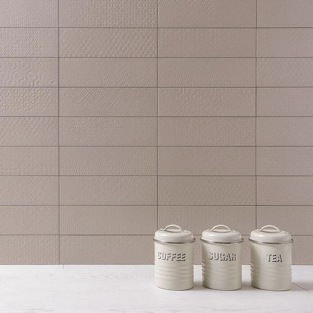 Ivy Hill Tile Harper 4 in. x 12 in. Gray Matte Porcelain Subway Floor and Wall Tile (30 pieces / 8.72 sq. ft. / box), photo 4 of 7