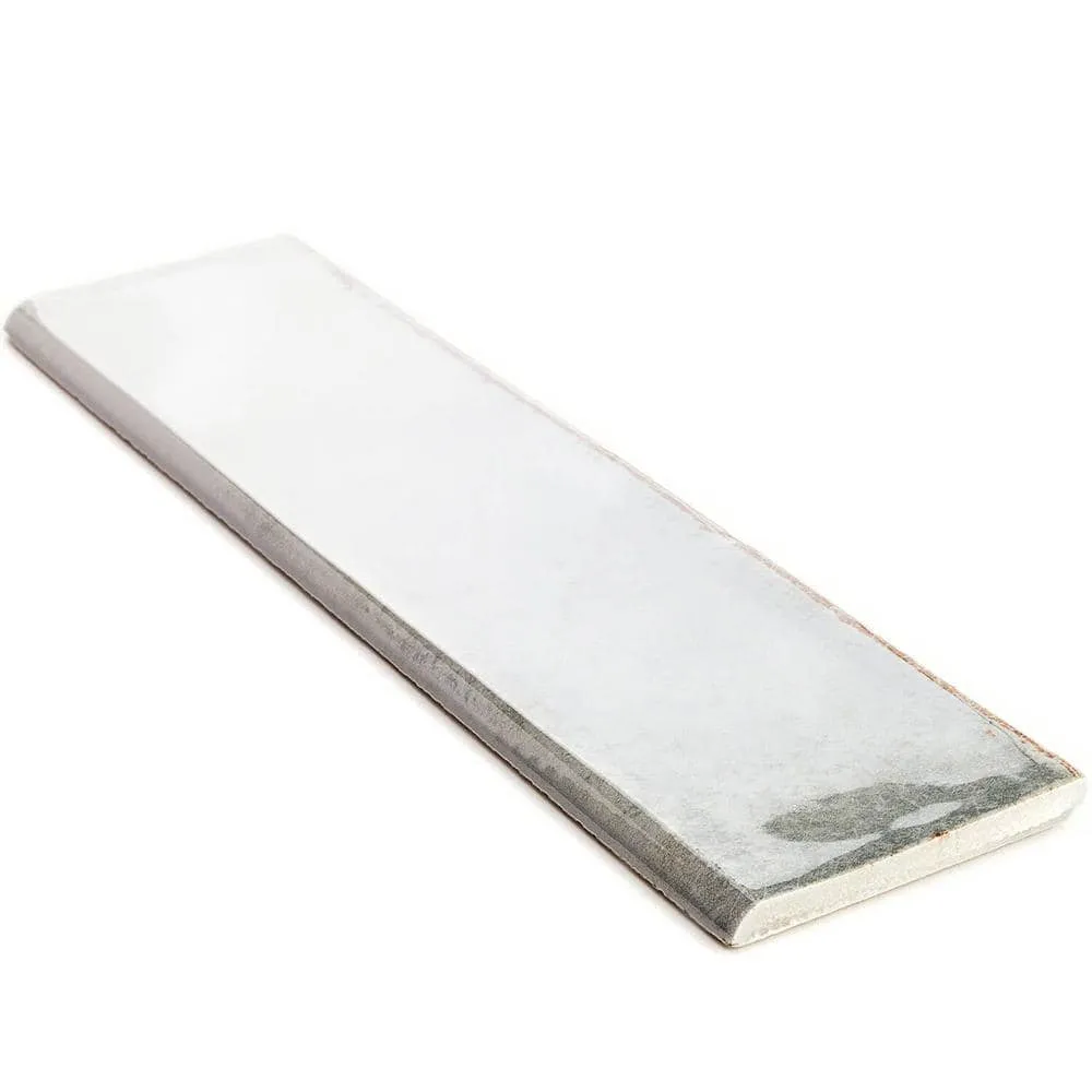 Ivy Hill Tile Moze Gray 3 in. x 12 in. Ceramic Bullnose Trim Wall Tile, photo 4 of 4